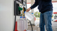 Why People Are Bringing Empty Milk Gallons To The Gas Station