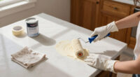 90S Countertops Look Completely Different After A Kitchen Got A Paint Redo