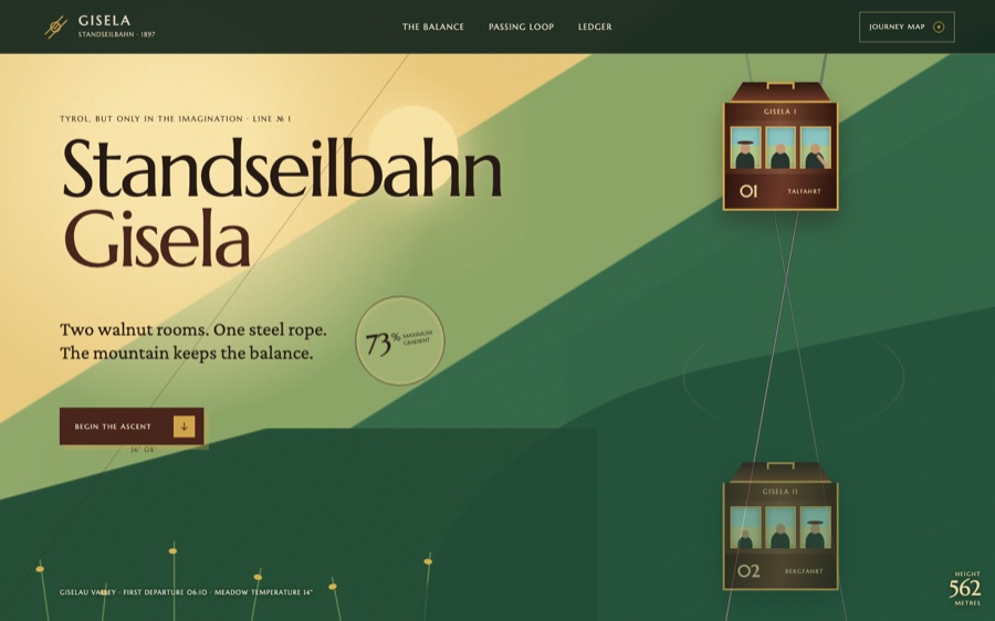 Standseilbahn Gisela — The Mountain Keeps the Balance (FABLE/175)
