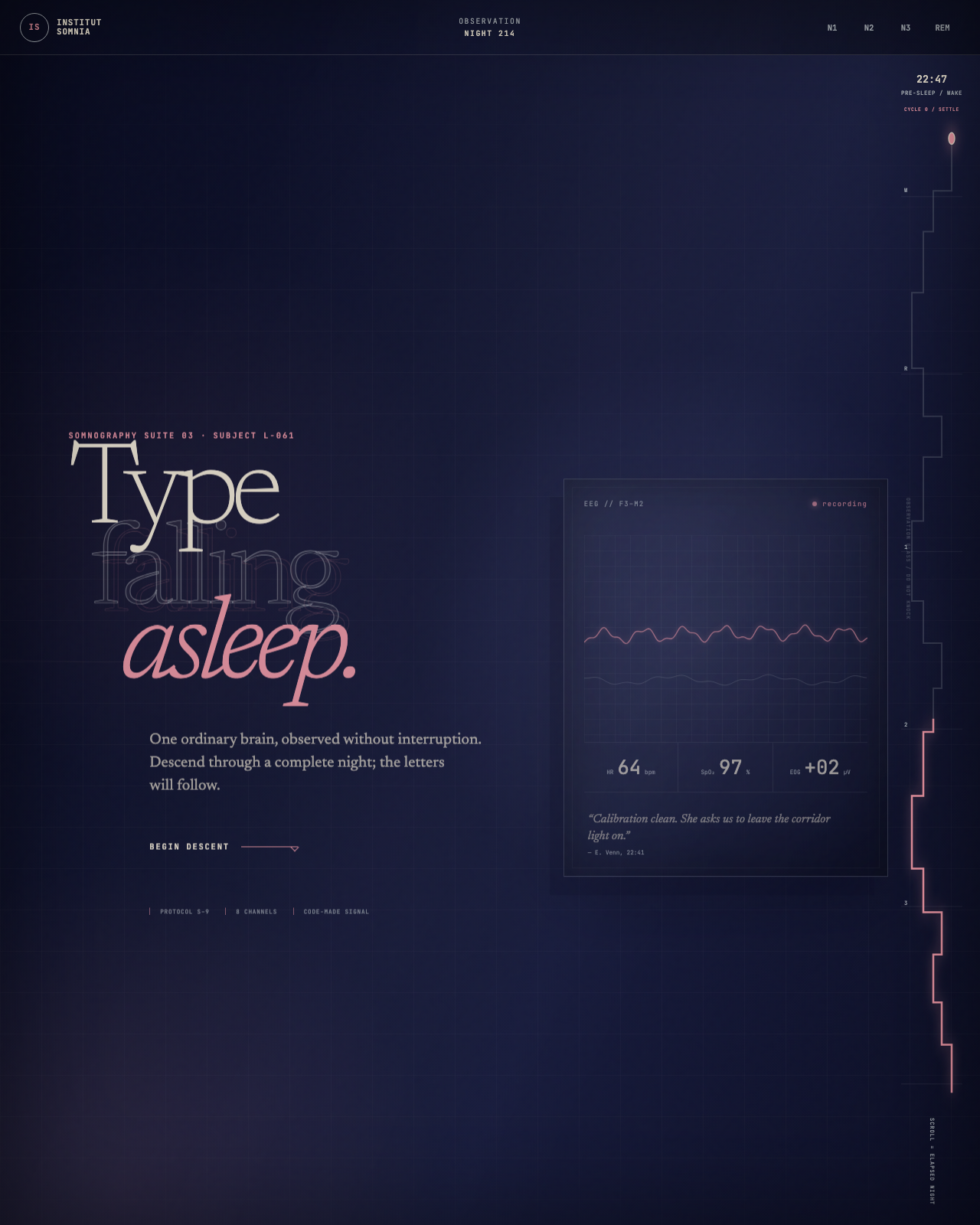 Live view of Somnia — Night 214