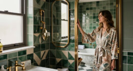 Goodbye White Bathroom Tile: The Art Deco Style People Are Loving