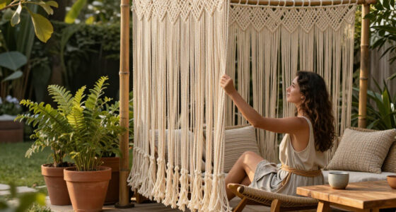 Skip Traditional Fences: Add Privacy To Your Yard With This Boho-Inspired Idea