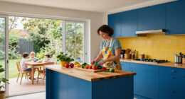 This Once Ugly Extension Has Been Transformed Into A Bold And Playful Kitchen Filled With Beautiful Antiques