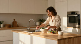 This Petite Japandi Kitchen Is A Masterclass In How To Balance Style And Function In A Tiny Space